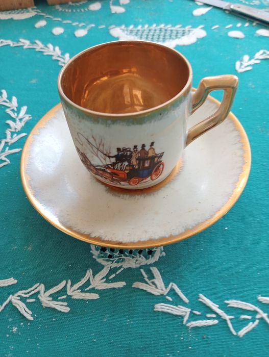 Vista alegre chávenas de café