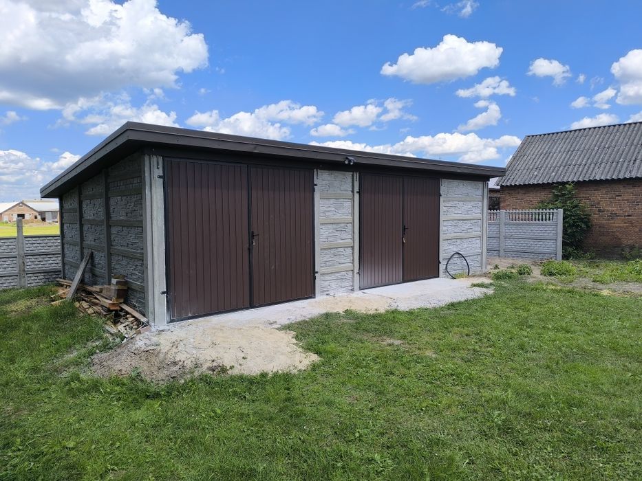 Montaż ogrodzeń betonowych i panelowych, wiat, garaży.