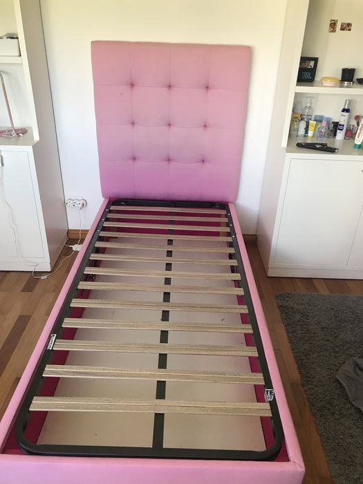 Cama Sommier+ Estrado+colchao