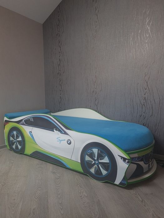 Ліжко-машинка BMW в ідеальному стані + ортопедичний матрац