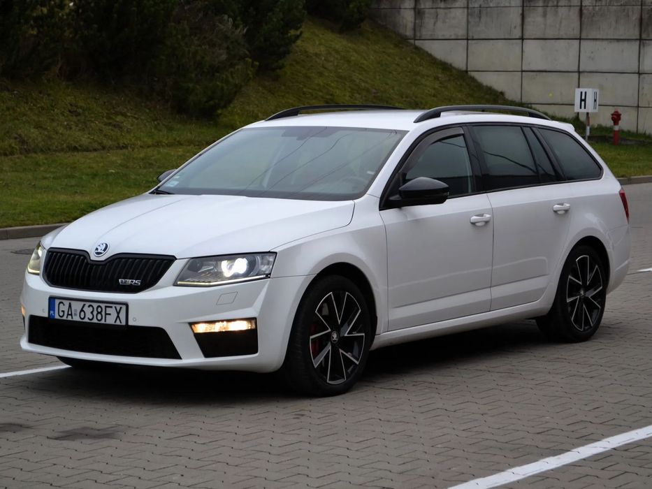 Skoda Octavia VRS 2,0TDI 184KM 2015r Polski Salon Bezwypadkowa Serwis ASO Zadbana