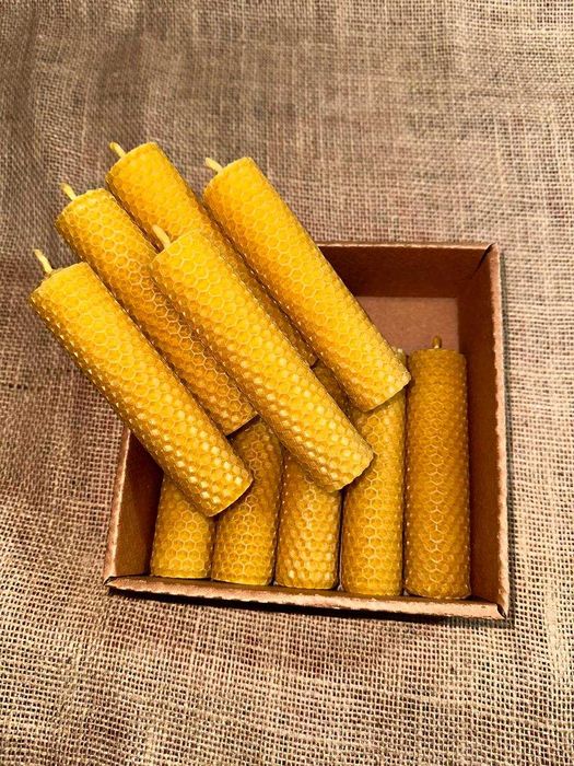 Набір свічок з бджолиного воску