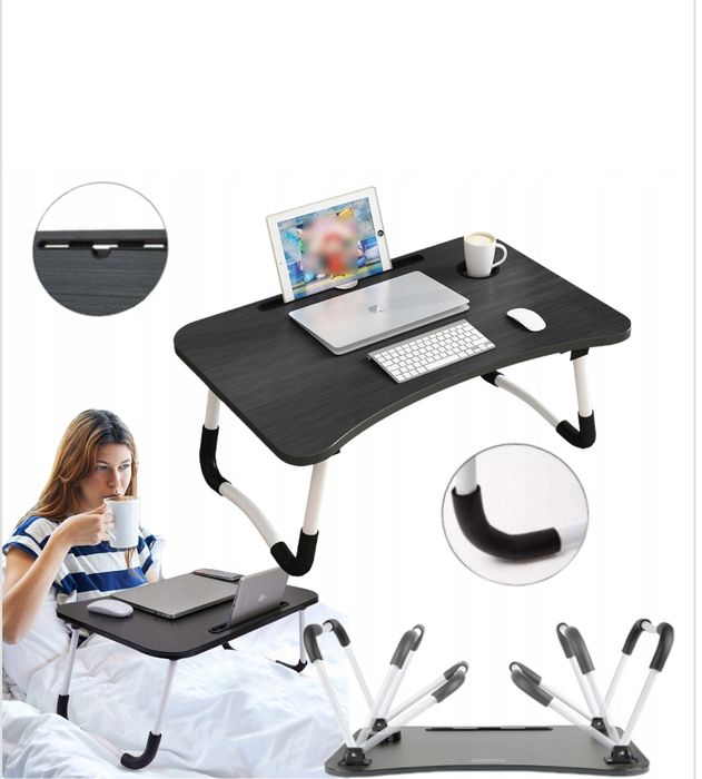 Столик для работы на ноутбуке,и завтраков в кровати,  складной,с нишей