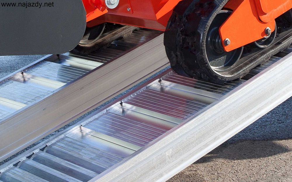 Najazdy Aluminiowe 3,5m 4,2t Cert CE/Gwarancja/Dostawa 0zł