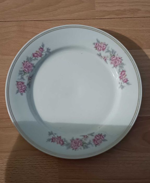 Lublina talerz w kwiaty 1 sztuka