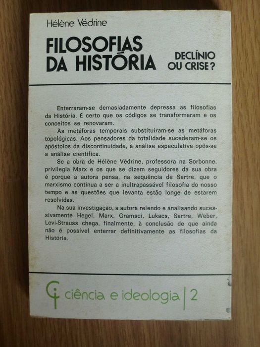 Filosofias da História / Para uma teoria da História