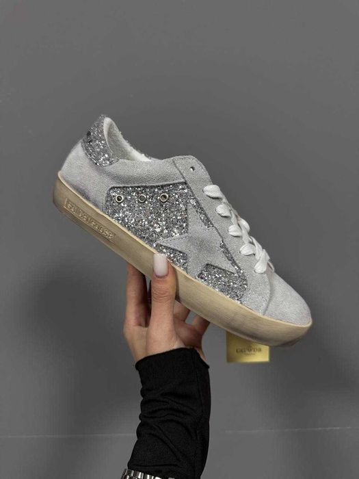 GOLDEN GOOSE оригинал женские кеди новые кроссовки серые италия