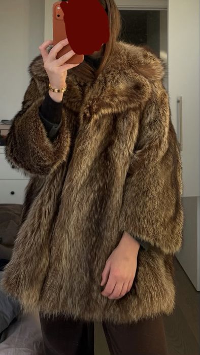 Natural Fox Fur Coat// Naturalne futro z lisy