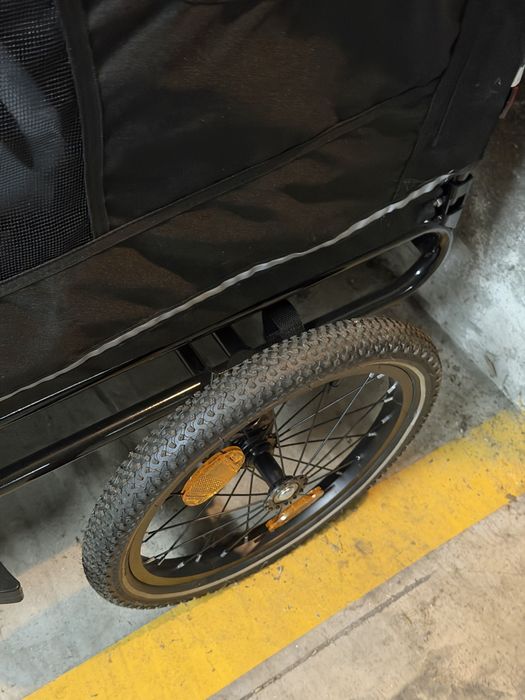 Atrelado p/bicicleta - ideal para cão porte médio ou médio/grande