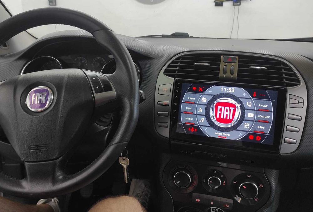 (NOVO) Rádio 2DIN • FIAT • Bravo (2006 a 2016) • 4+32GB • Android GPS