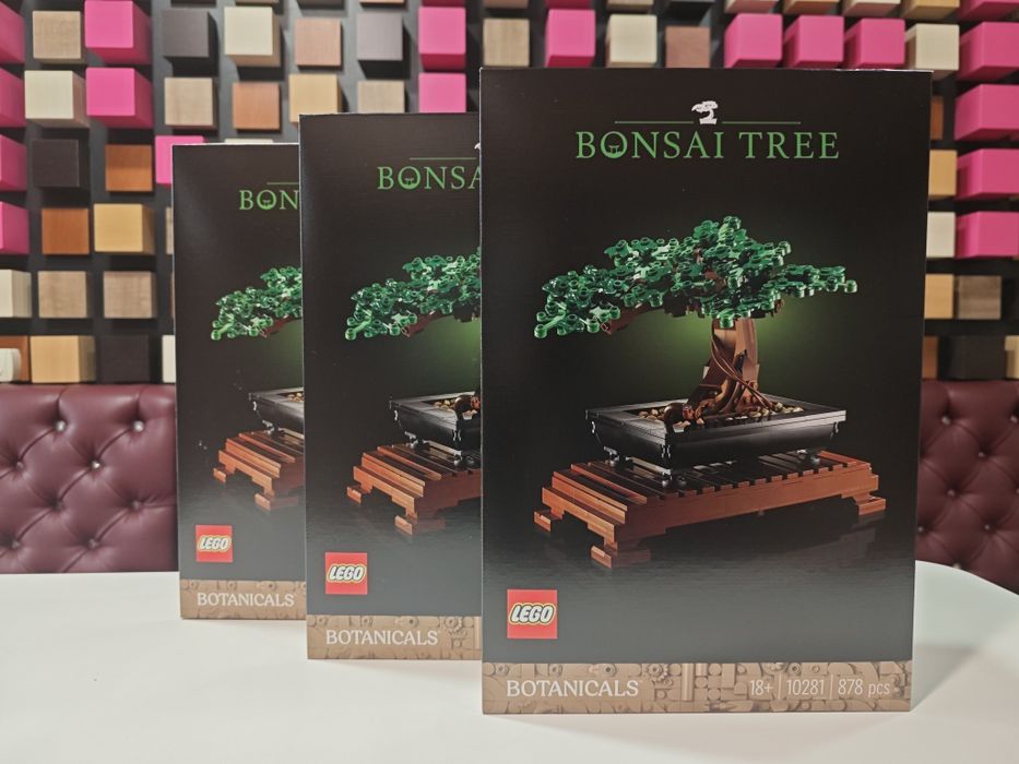 LEGO Botanicals 10281 Дерево бонсай. Квіти лего. Оригінал