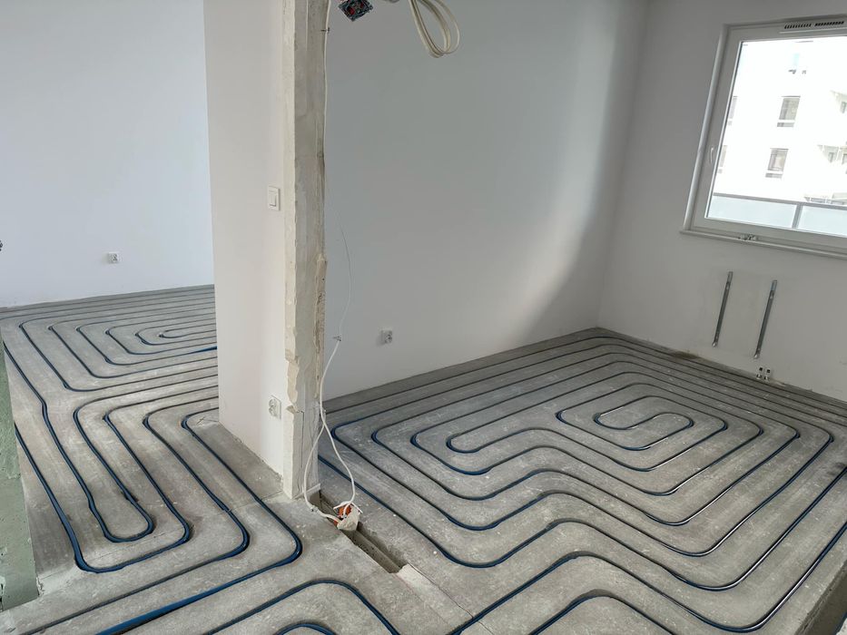 Frezowanie pod ogrzewanie podlogowe