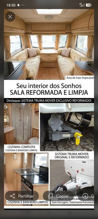 Coachman Pastiche 460/2 (2008) – Topo de Gama Autónomo | Truma Mover