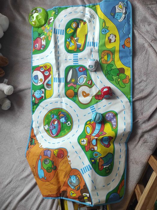 Chicco Turbo Ball, mata elektroniczna z 3 autami
