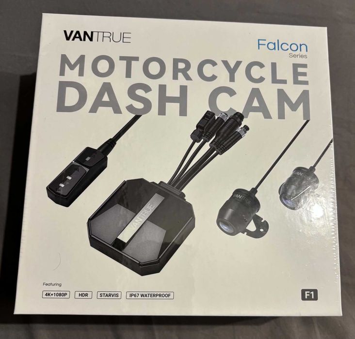 Nowy wideorejestrator motocyklowy VANTRUE Falcon F1