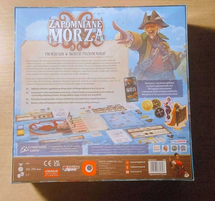 Zapomniane morza - gra planszowa FOLIA