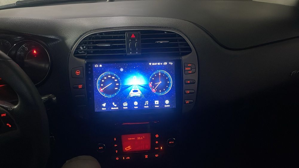 Rádio Fiat Bravo Android 14 com GPS (Novo)