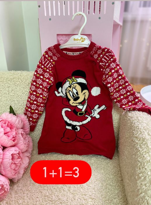 Сукня для дівчинки minnie mouse