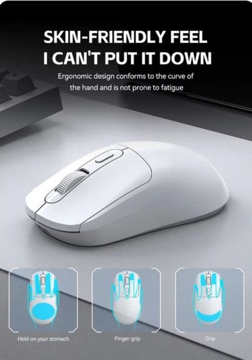 Компьютерная безпроводная мышь X8 Print 2.4G White