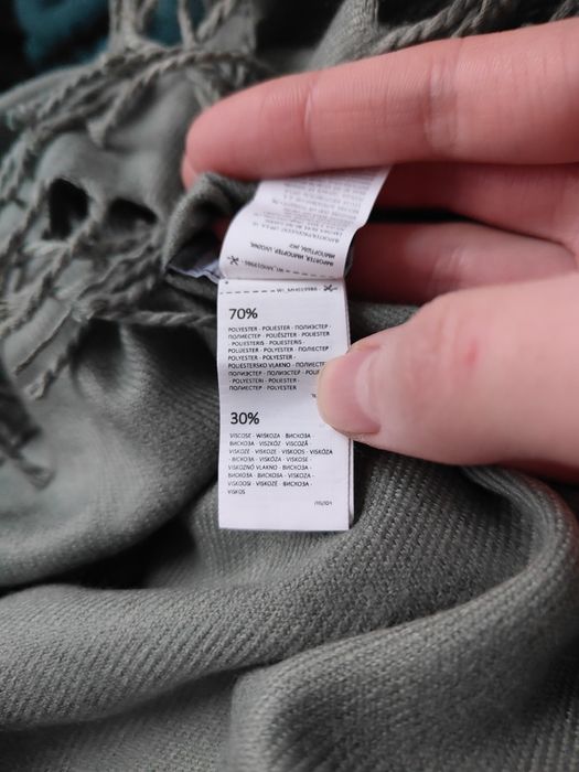 Oliwkowy szal / chusta Mohito