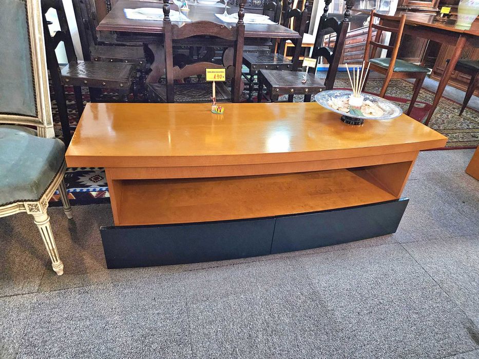 Wooden TV cabinet with two drawers - excellent overall condition