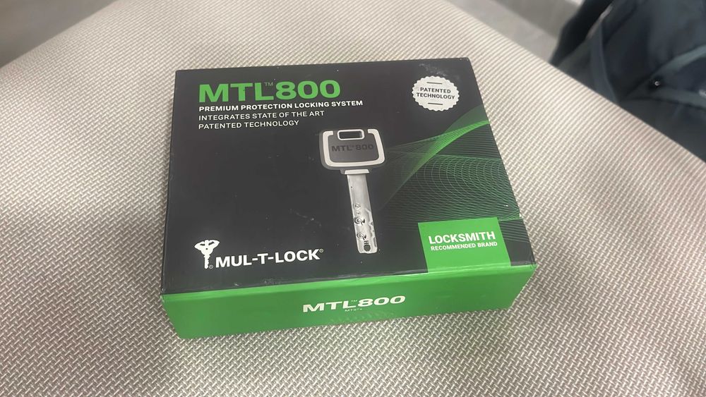 Cilindro canhão fechadura alta segurança Mul T Lock 800 como nova