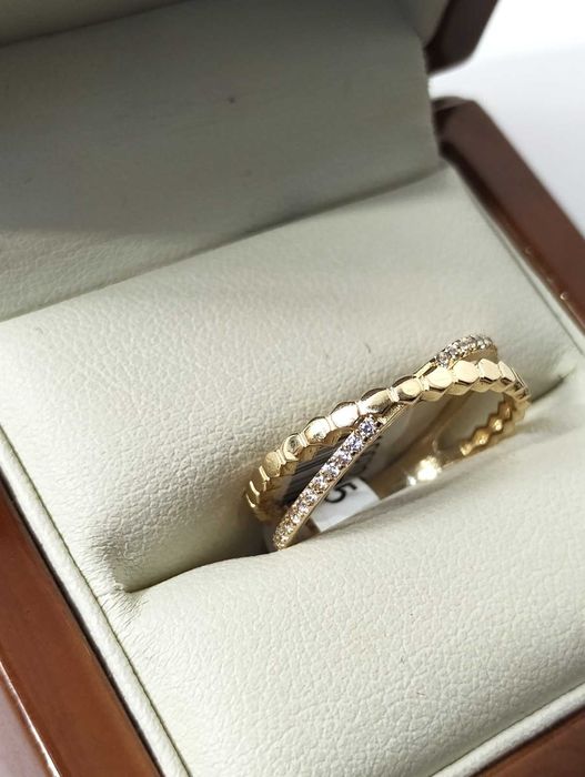 zloty PIERŚCIONEK 1,92G 585