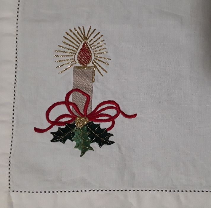 Pano para tabuleiro ou individual de Natal