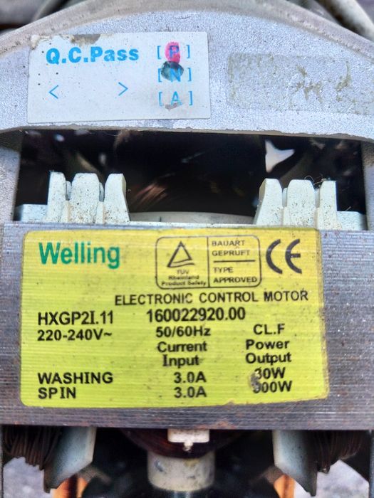 Електричний двигун до пральної машинки