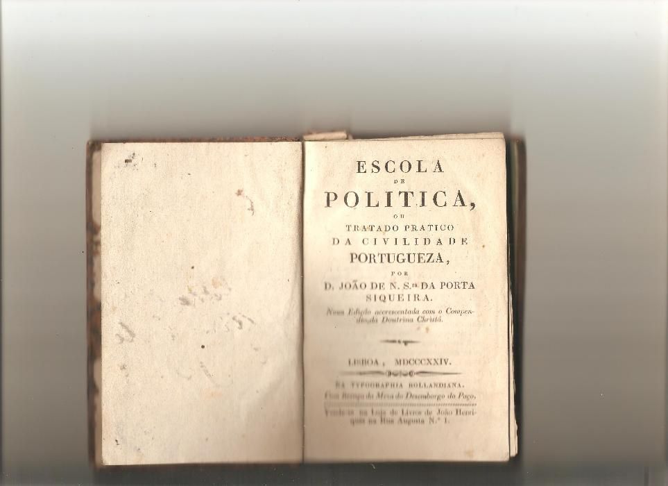 Uma reliquia - Livro Antigo - Tratado Pratico da Civilidade Portuguesa