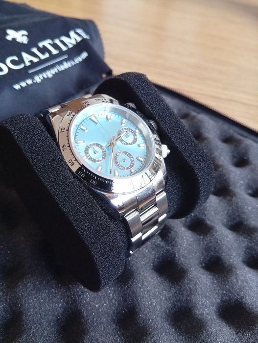 Cronógrafo Daytona VK Quartz azul