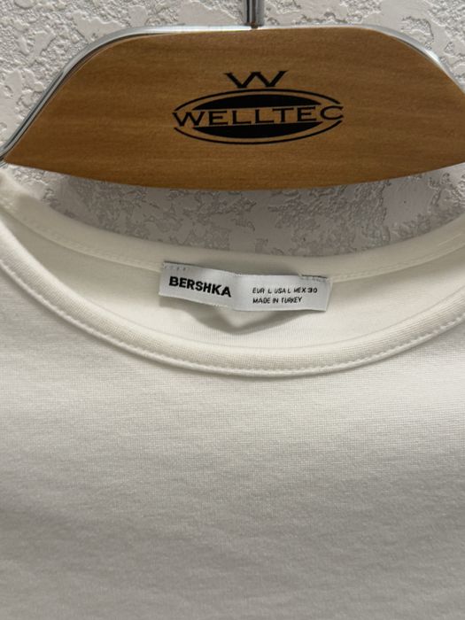 Нові сірі палаццо та білий топ з НІМЕЧИННИ | BERSHKA