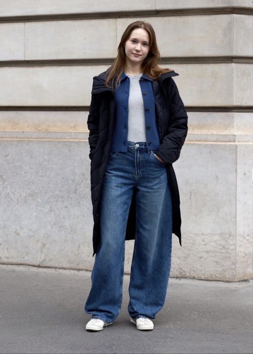 Пальто куртка uniqlo puffertech long coat (relaxed)