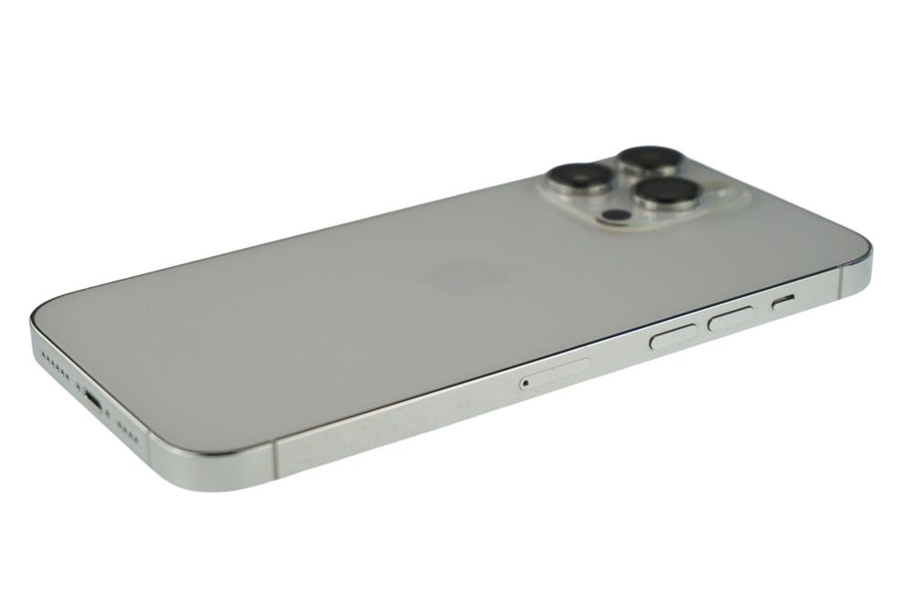 UŻYWANY BDB IPHONE 14 PRO MAX 128GB Silver Zielona Góra BAT.100% #1899zł#
