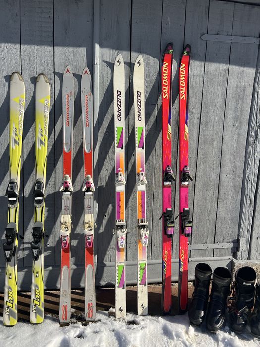 Гірські лижі та гірські чоботи дешево!!!