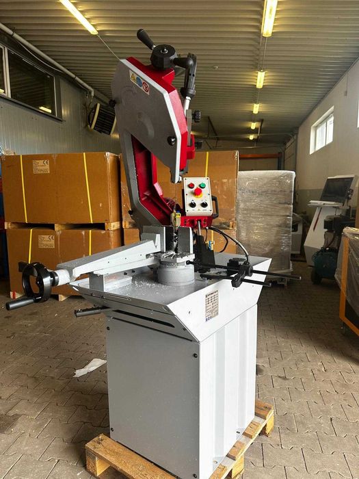 Mocna Piła taśmowa, przecinarka do metalu 225 mm  skrętne ramię