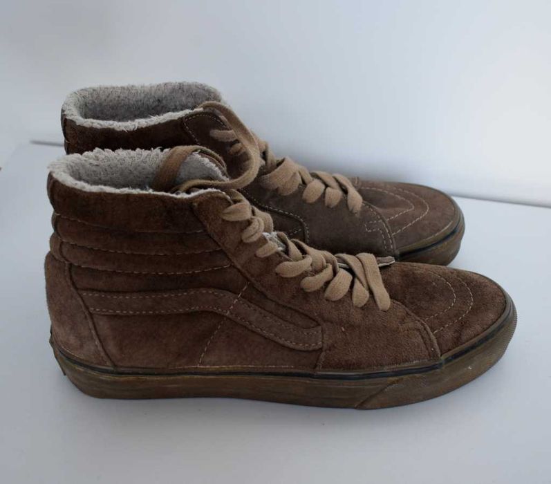 Vans buty trampki czekoladowe ocieplane 40