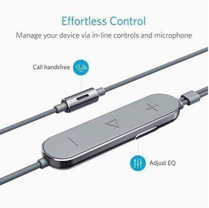 Anker SoundBuds Digital IE10 In-Ear, Built-In Mic iPhone, iPad, iPod