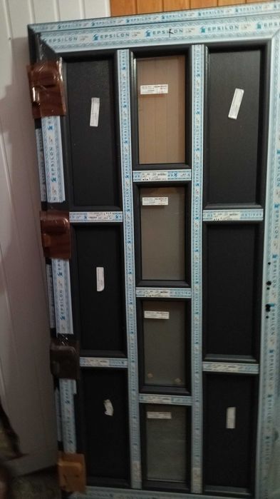 металопластикові двері вікна вхідний профіль 6 камерний   2-ох  колір