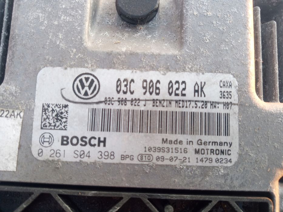 sterownik silnika 1.4tsi vw seat skoda 03c906022ak