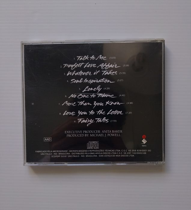 CD de Anita Baker - Compositions