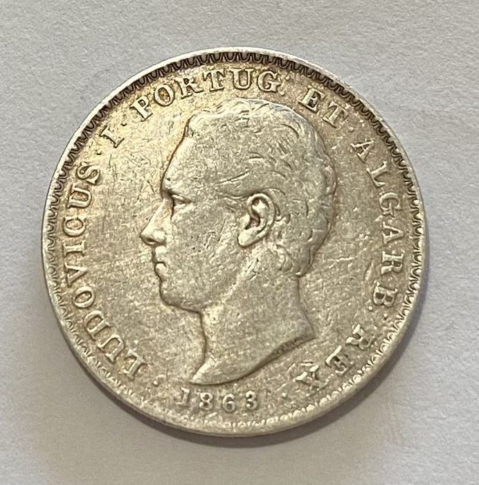 Moeda  601 - D LUIS I - 500 Reis 1863