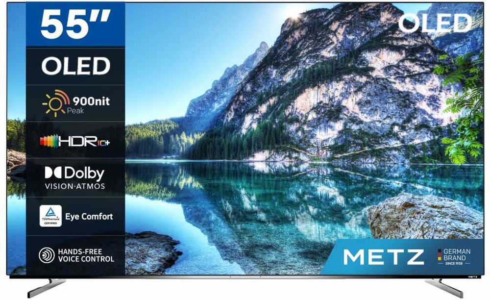 Telewizor 55 cali OLED 4K Android tv SMART TV WI-FI HDR  METZ DOSTAWA