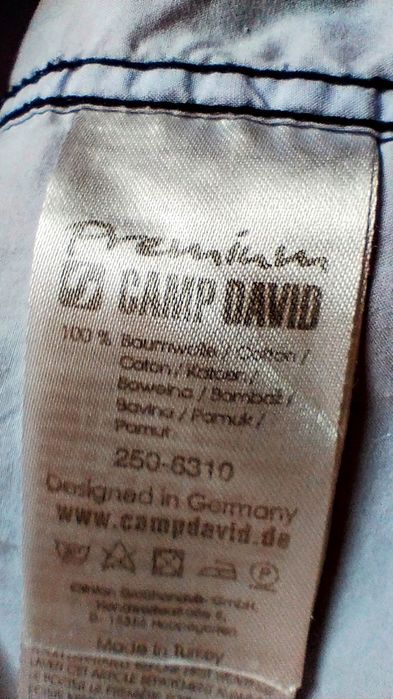 Koszula Camp David Muscle Fit Super Hafty