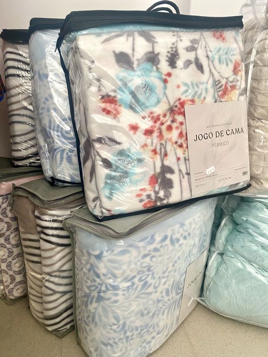 Jogo de lençóis Térmicos (Solteiro ou Casal) - novo