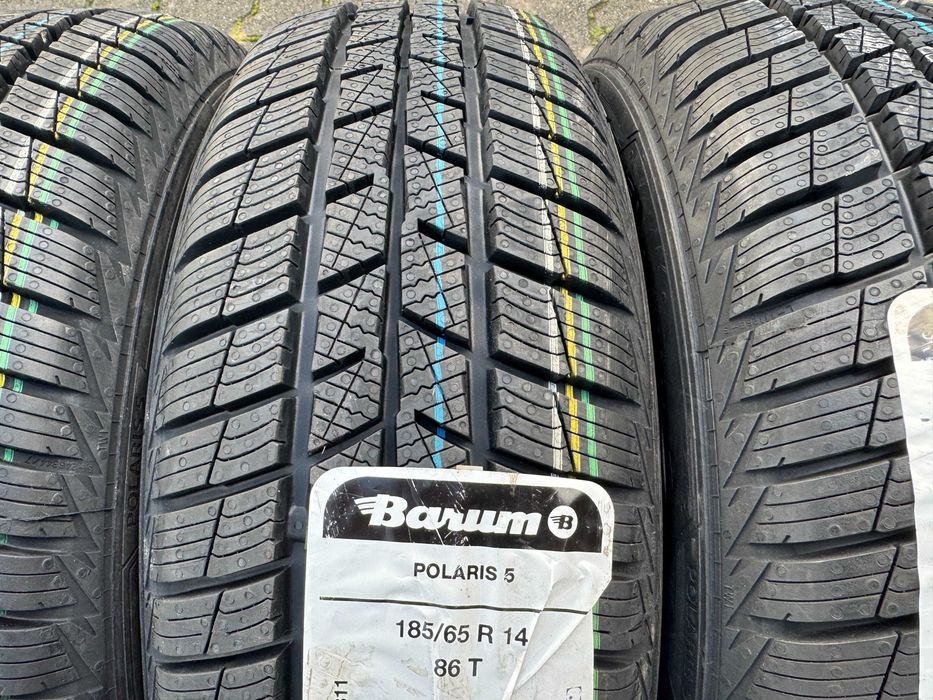 4x Nowe opony Zimowe 185/65r14 BARUM POLARIS 5 (2024r)