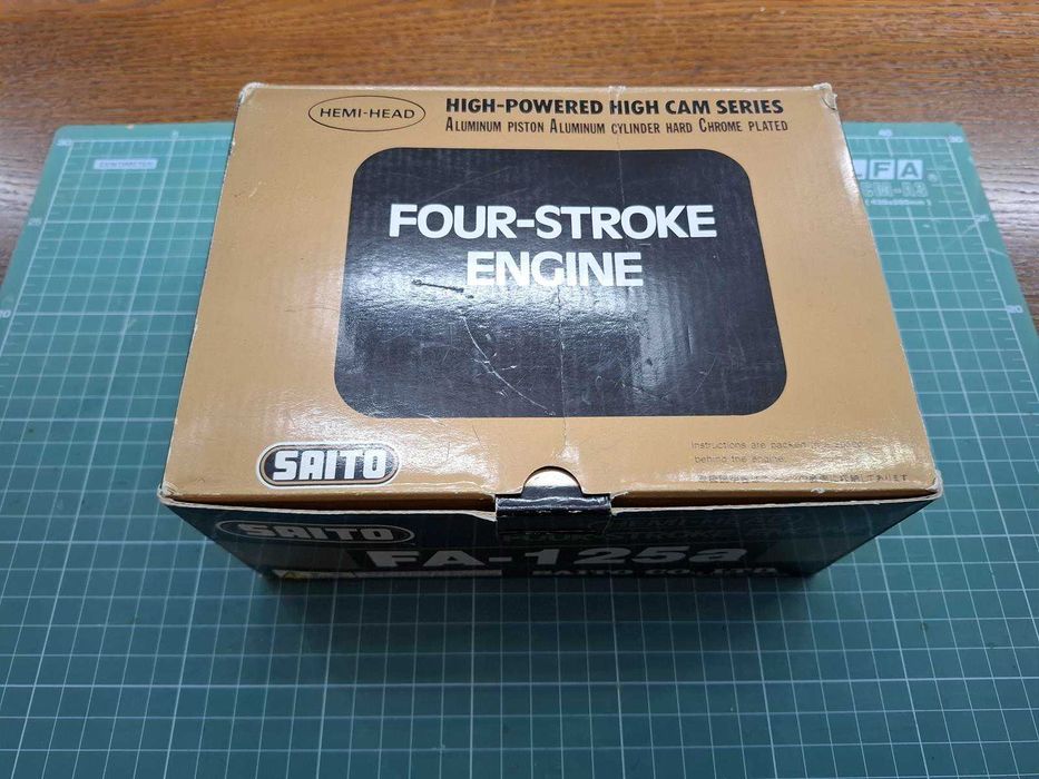 Silnik 4 suw Saito FA 125a, stan idealny, mało używany