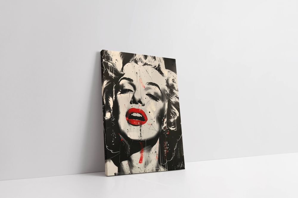 Obraz na płótnie Marilyn Monroe 90x120 cm – Pop Art w Twoim Wnętrzu