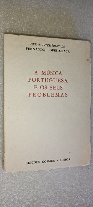 Livro a música portuguesa e os seus problemas