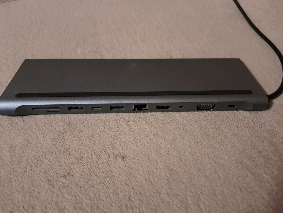 Stacja dokująca, rozdzielacz, hub typ c do laptopa, komputera
